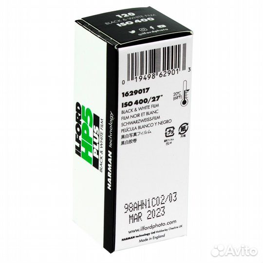 Фотопленка ilford HP5 plus 120 PAN400
