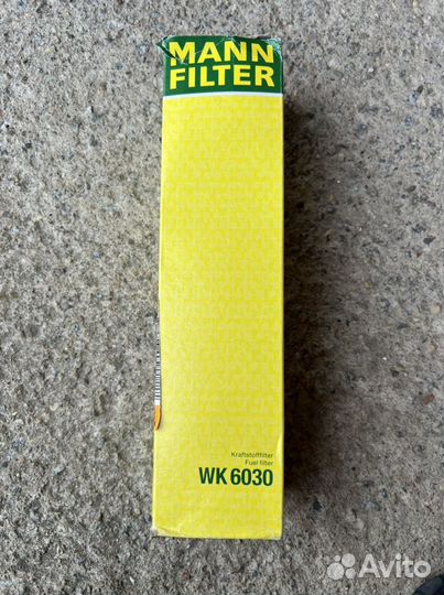 Фильтр топливный mann WK6030