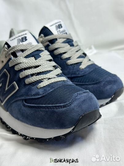 Кроссовки New Balance 574 синие 37-41