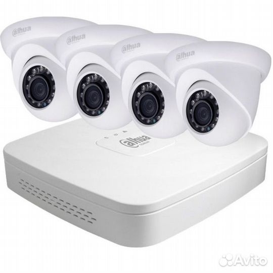 Комплект видеонаблюдения для пвз Вайлдберриз на 4