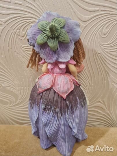 Статуэтка Фея-фиалка цветок девочка