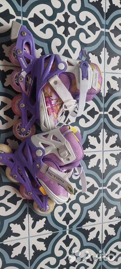 Роликовые коньки детские раздвижные