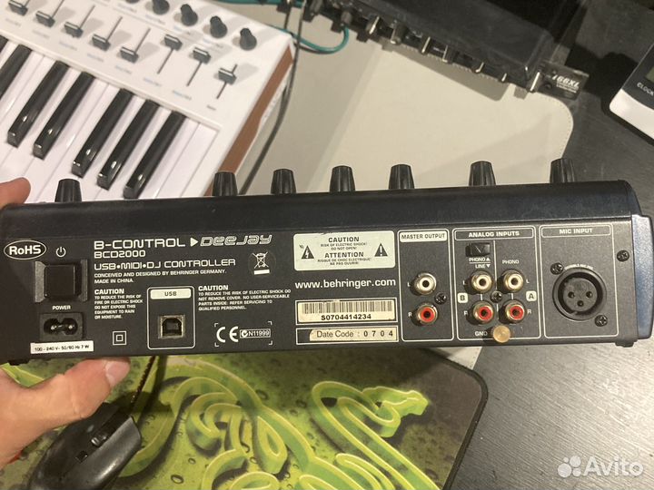 Dj контроллер Behringer B-control deejay BCD2000