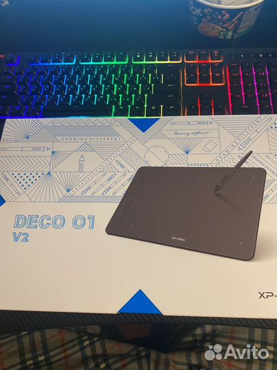 Графический планшет XPPen Deco 01 V2
