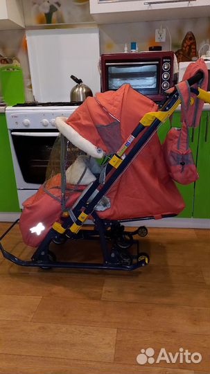Санки коляска ника 7 3