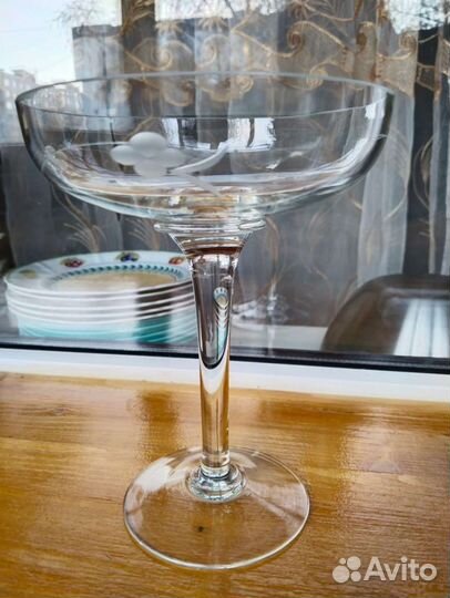 Ваза для фруктов на ножке СССР