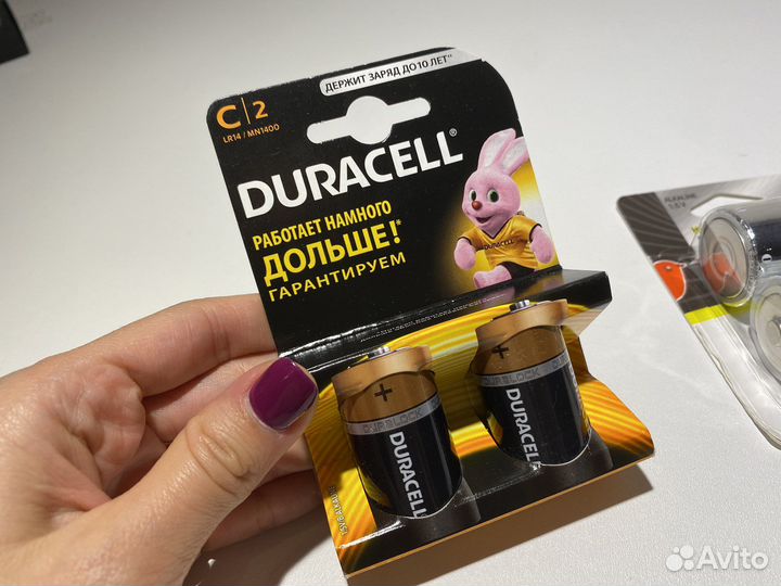 Батарейки C 2 LR14 и D LR 20 новые