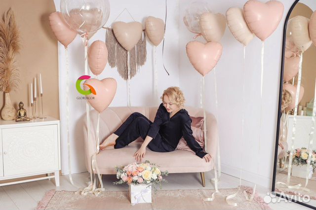 Воздушные шары с гелием и декор для праздника