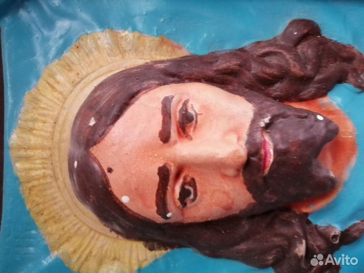 Лепнина Иисус на полотенце