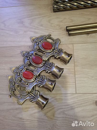 Карнизы для штор двухрядный металлический