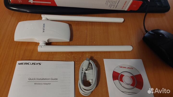 Wi-Fi адаптер Mercusys 300 Мбит/с