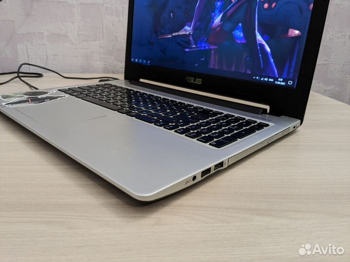 Мощный металлический ноутбук Asus i5 nvidia 740m