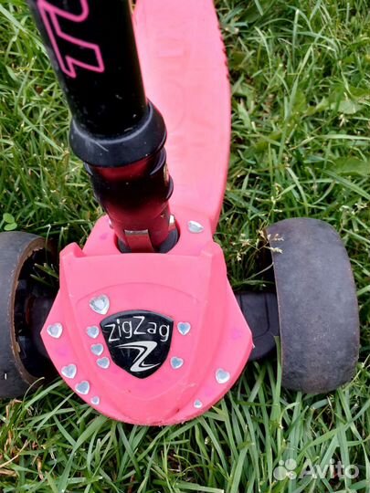 Самокат детский трехколесный светящиеся колеса