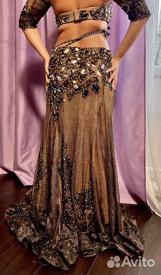 Костюм для восточного таца. Swarovski