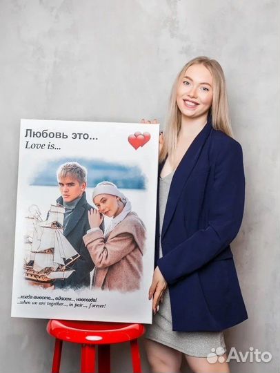 Портрет на холсте по фото Казань