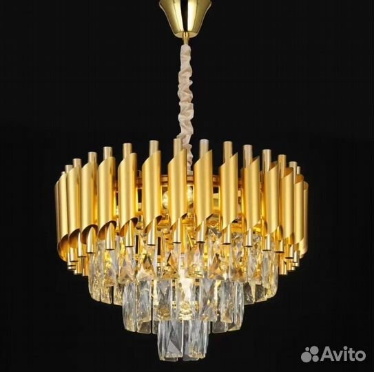 Хрустальная Люстра трубочки