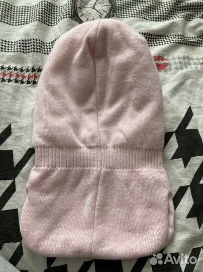 Шапка шлем детская для девочки