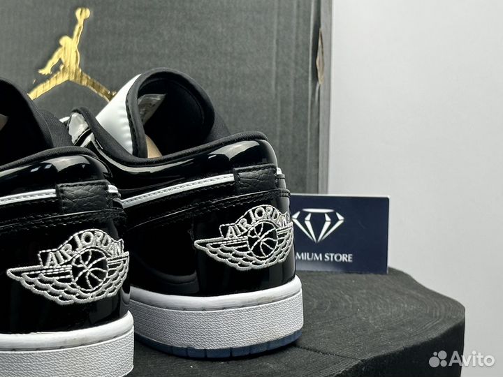 Лакированные Nike Air Jordan 1 Low Concord