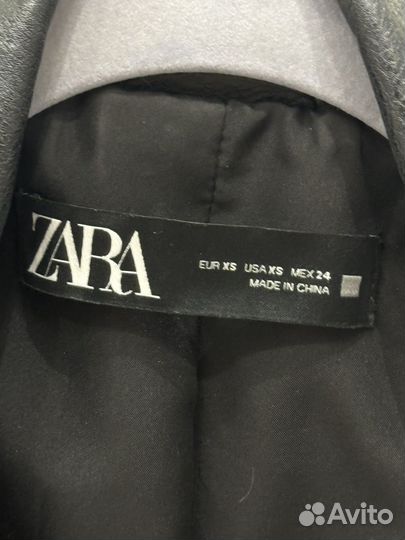 Кожаная жилетка Zara