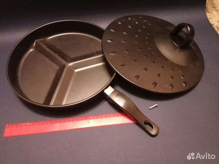 Сковорода тефлоновая 30 см диаметр