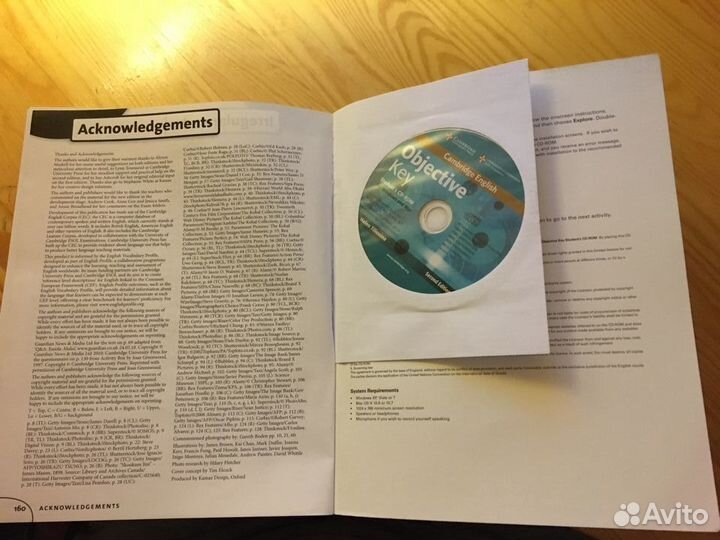 Рабочая тетрадь и учебник cambridge English