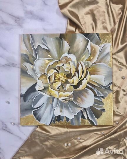 Интерьерная картина цветы подарок