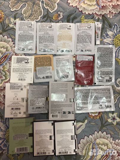 Сет пробников косметики и парфюмерии.17 шт+ купон