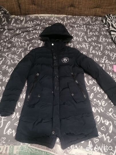 Пуховик зимний на подростка