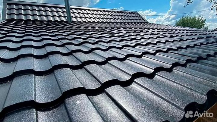 Двухскатная металлочерепица