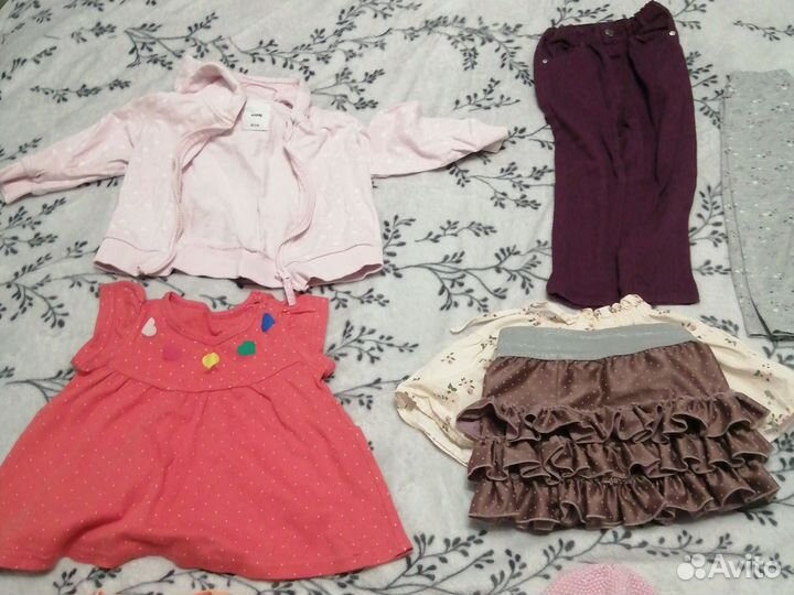 Детские вещи на девочку пакетом 86 92