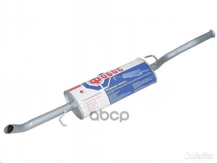 Глушитель 2170 2171 priora фобос закатанный Fobos