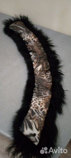 Воротник меховой съёмный