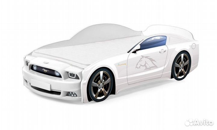 Кровать машина Мустанг plus новая