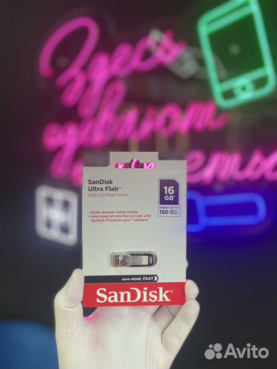 Флэшка sandisk 16gb