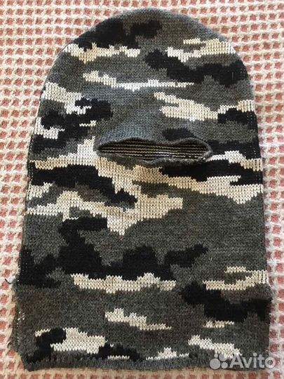 Балаклава вязаная мужская