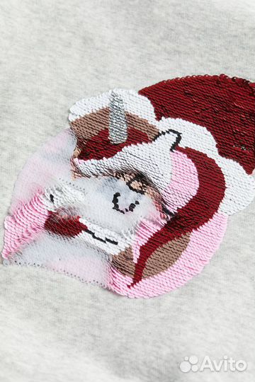 Свитшот новый новогодний HM 134-140