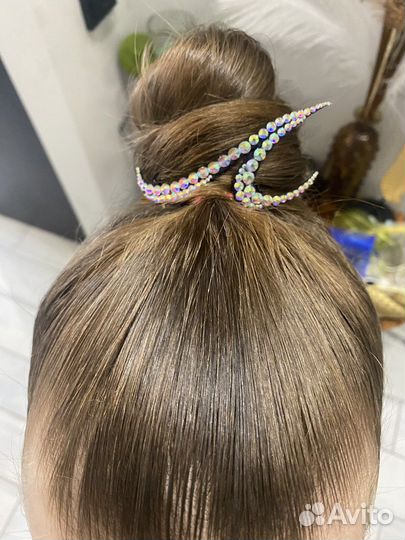 Украшения на пучок, гимнастика