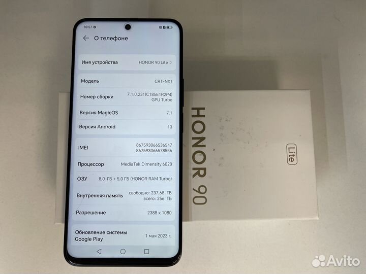 HONOR 90 Lite, 8/256 ГБ
