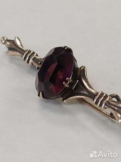 Брошь серебро 875 СССР