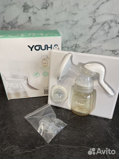 Молокоотсос ручной новый (и пакеты для молока)