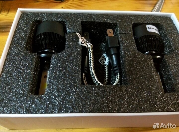 Светодиодные лампы 60 Вт Н7 6400lm фар