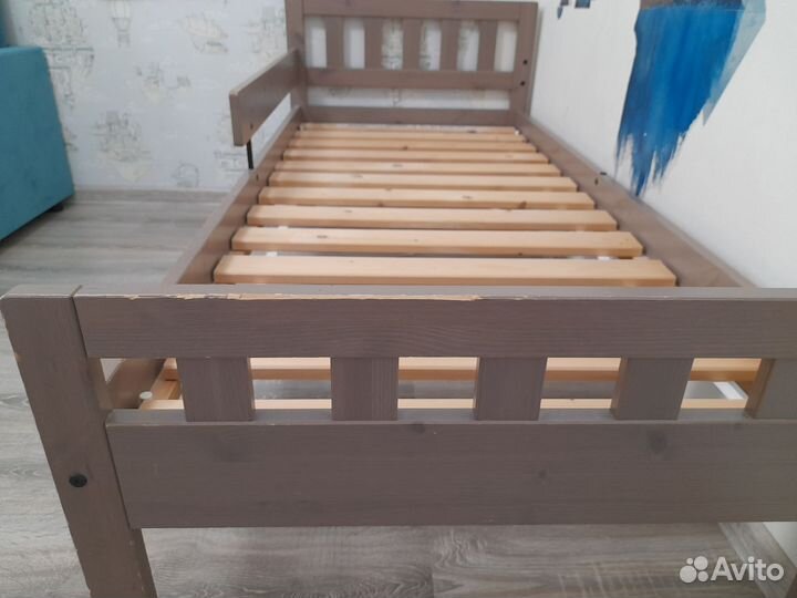 Детская кровать IKEA с матрасом