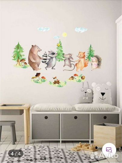 Интерьерные наклейки