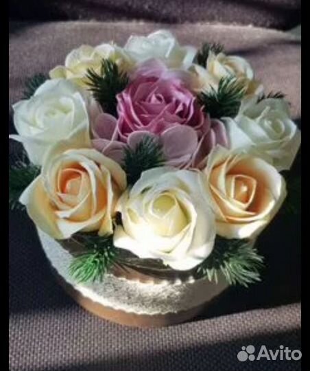 Букет цветов из мыла