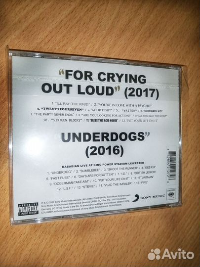 Kasabian For Crying Out Loud 2 CD оригинал