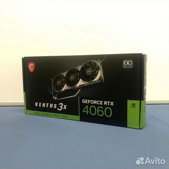 Видеокарта MSI Ventus 3X RTX4060 8GB