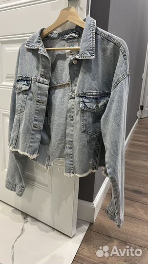 Джинсовая куртка женская 46 48