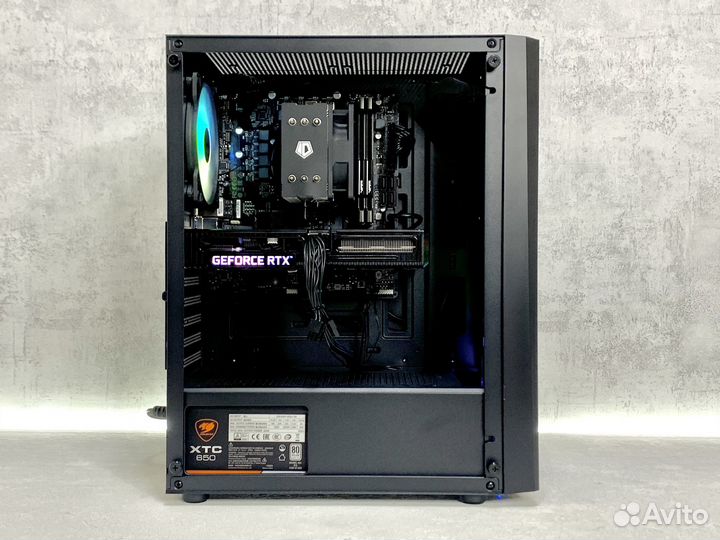 Игровой пк intel 12100F, RTX 3060, DDR4 16GB,NVMe