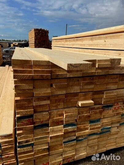 Доска обрезная 50х100х6000мм