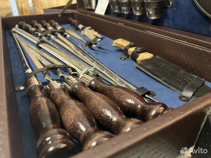 Набор шампуров в кейсе